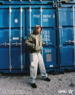 REVERSIBLE HOODED BOMBER JACKET