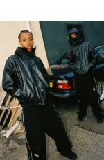 BALACLAVA JACKET IN MIDNIGHT ICE