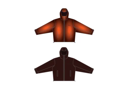 BALACLAVA JACKET IN DEEP EMBER