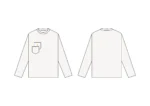 DOUBLE-POCKET WAFFLE KNIT LONGSLEEVE