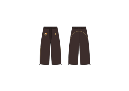 BROWN BARCA TRACKPANTS