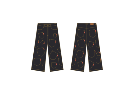 MULTIPOCKET SELVEDGE DENIM JEANS