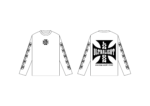 WHITE CHOPPERS LONGSLEEVE TSHIRT