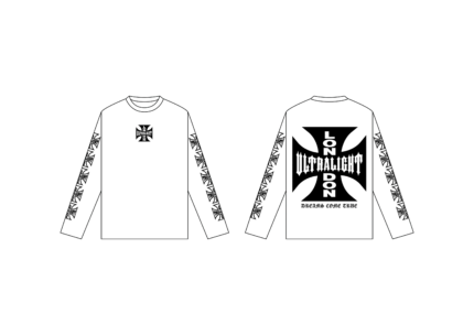 WHITE CHOPPERS LONGSLEEVE TSHIRT