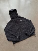 PLAID BALACLAVA JACKET